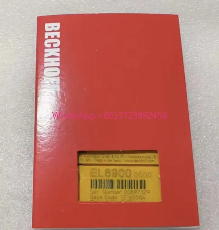 BECKHOFF EL6900 Safety Controller
BECKHOFF EL6900 Safety Controller