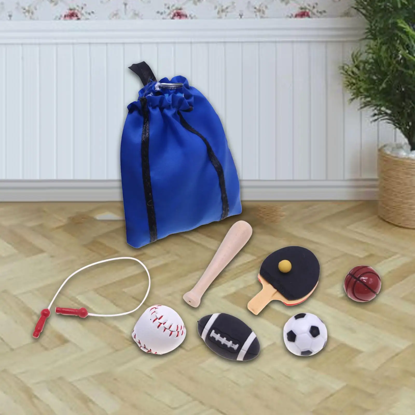 Dollhouse Miniature Sports Set Compact Decor Ornament Gift Miniature Sports Collection for Living Room Playroom Home School Boys
Dollhouse Miniature Sports Set Compact Decor Ornament Gift Miniature Sports Collection for Living Room Playroom Home School Boys