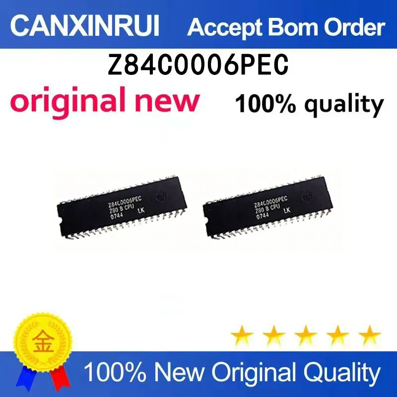 (5-100 pieces)New Z84C0006PEC direct insertion DIP40 microprocessor microcontroller integrated circuit chip IC
(5-100 pieces)New Z84C0006PEC direct insertion DIP40 microprocessor microcontroller integrated circuit chip IC
