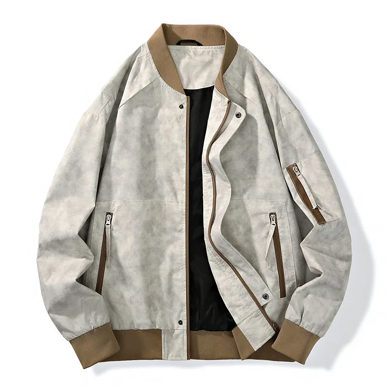 Autumn Trend Casual Men Jackets Quality Comfortable Baseball Collar Male Coats Fashion All-match Zipper Outerwear New Arrivals
Autumn Trend Casual Men Jackets Quality Comfortable Baseball Collar Male Coats Fashion All-match Zipper Outerwear New Arrivals