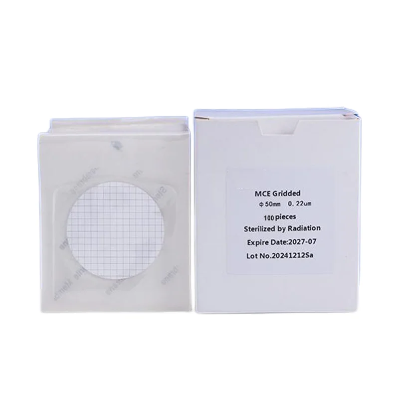 Laboratory Nylon Membrane Filter Paper MCE Gridded Filtration Mixed Cellulose Esters Membrane Disc Sterile Membrane Filter
Laboratory Nylon Membrane Filter Paper MCE Gridded Filtration Mixed Cellulose Esters Membrane Disc Sterile Membrane Filter