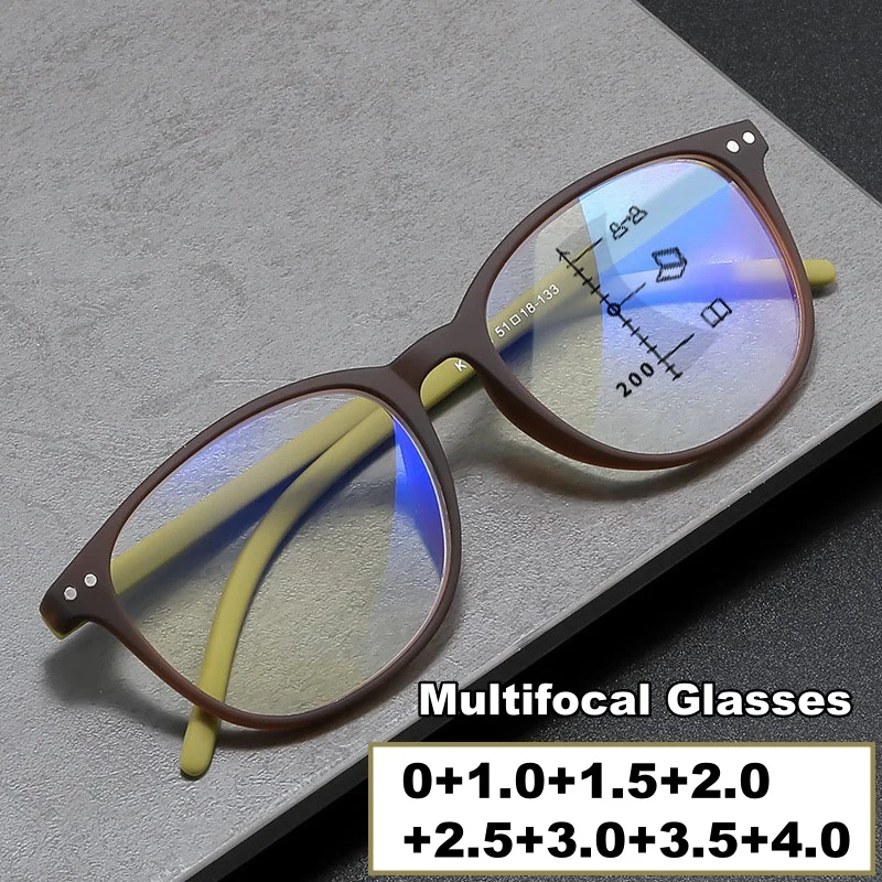 Men Women's HD Multifocal Reading Glasses Unisex Round Frame Fashion Far Sight Presbyopia Retro New Style Progressive Eyewear
Men Women's HD Multifocal Reading Glasses Unisex Round Frame Fashion Far Sight Presbyopia Retro New Style Progressive Eyewear