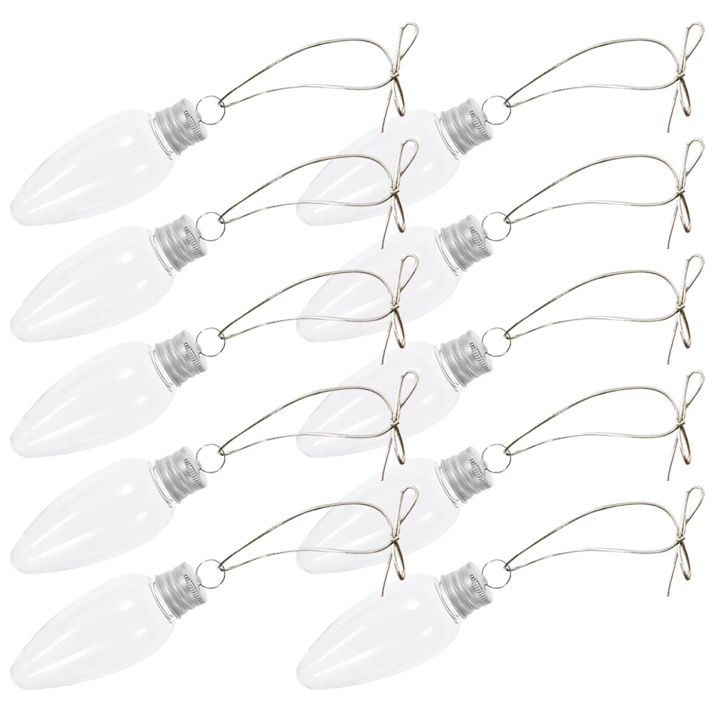 12 Pcs Clear Christmas Bulbs Fillable Ornament Plastic Ornaments Small Light Crafts Balls
12 Pcs Clear Christmas Bulbs Fillable Ornament Plastic Ornaments Small Light Crafts Balls