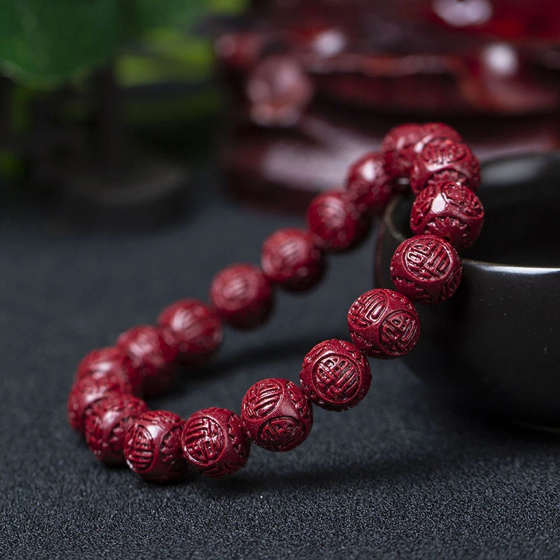 Natural mineral and purple gold sand Fu character round bead bracelet, high content, unisex versatile accessory
Natural mineral and purple gold sand Fu character round bead bracelet, high content, unisex versatile accessory