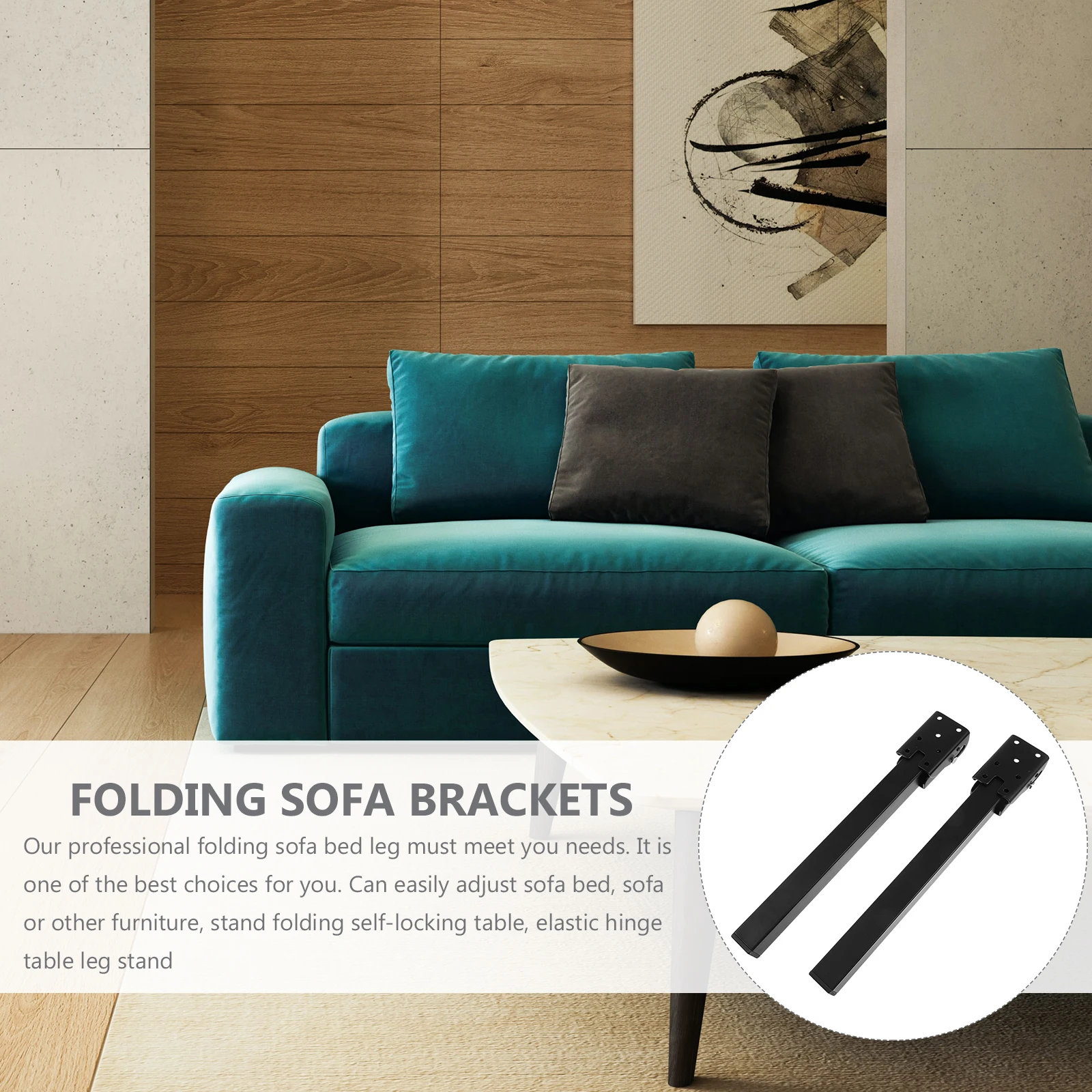 2pcs Sofa Legs Hardware 29.5CM Folding Brackets Strong Bearing Furniture Feet Fittings Self-Locking Hinge Sturdy Metal Modern
2pcs Sofa Legs Hardware 29.5CM Folding Brackets Strong Bearing Furniture Feet Fittings Self-Locking Hinge Sturdy Metal Modern