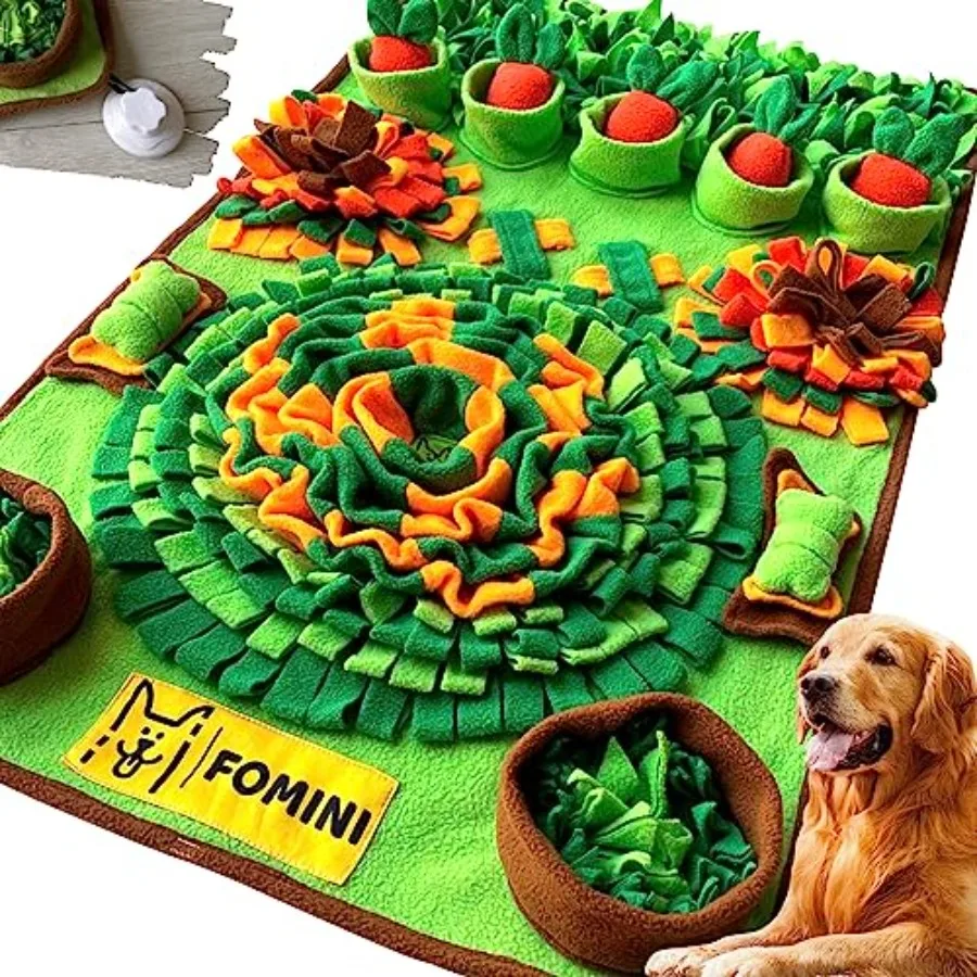 Snuffle Mat for Dogs - 33.5 x 19.7 Pet Food and Dog Feeding Mat Best Dog Boredom and Enrichment Toys for Large and Medium Smart
Snuffle Mat for Dogs - 33.5 x 19.7 Pet Food and Dog Feeding Mat Best Dog Boredom and Enrichment Toys for Large and Medium Smart