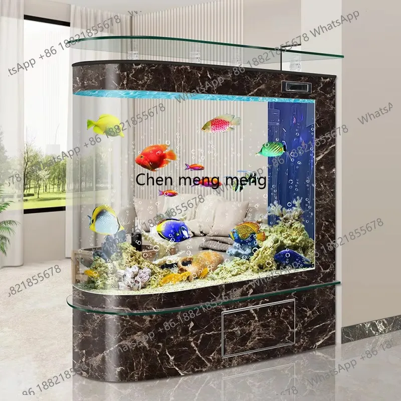 RR Fish tank, new living room floor-to-ceiling home large intelligent all-in-one machine screen partition glass tank
RR Fish tank, new living room floor-to-ceiling home large intelligent all-in-one machine screen partition glass tank