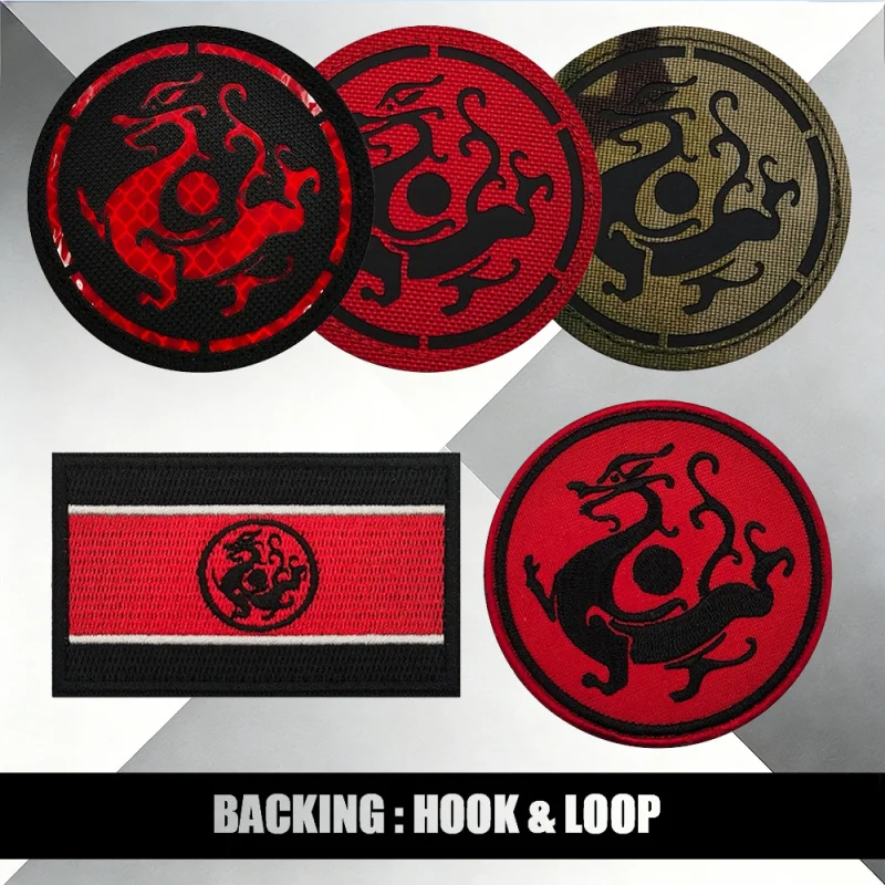 Tactical Dragon Embroidered Patches - Outdoor Tactical Reflective IR Decor for Packs & Clothing With Hook&Loop Backing
Tactical Dragon Embroidered Patches - Outdoor Tactical Reflective IR Decor for Packs & Clothing With Hook&Loop Backing