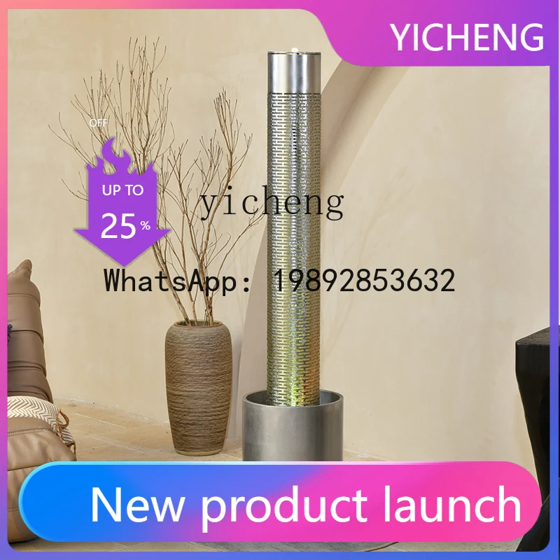 A30 modern flowing water ornament circulating water living room entrance decorative water feature fountain floor humidification
A30 modern flowing water ornament circulating water living room entrance decorative water feature fountain floor humidification