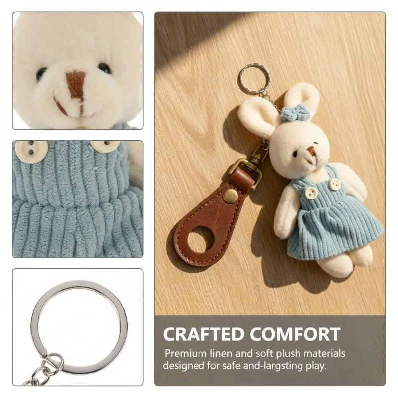 Cute Cartoon Bear Rabbit Plush Pendant Stuffed Doll Keychain Soft Toy for Bags Purse Kids Gift Accessory
Cute Cartoon Bear Rabbit Plush Pendant Stuffed Doll Keychain Soft Toy for Bags Purse Kids Gift Accessory