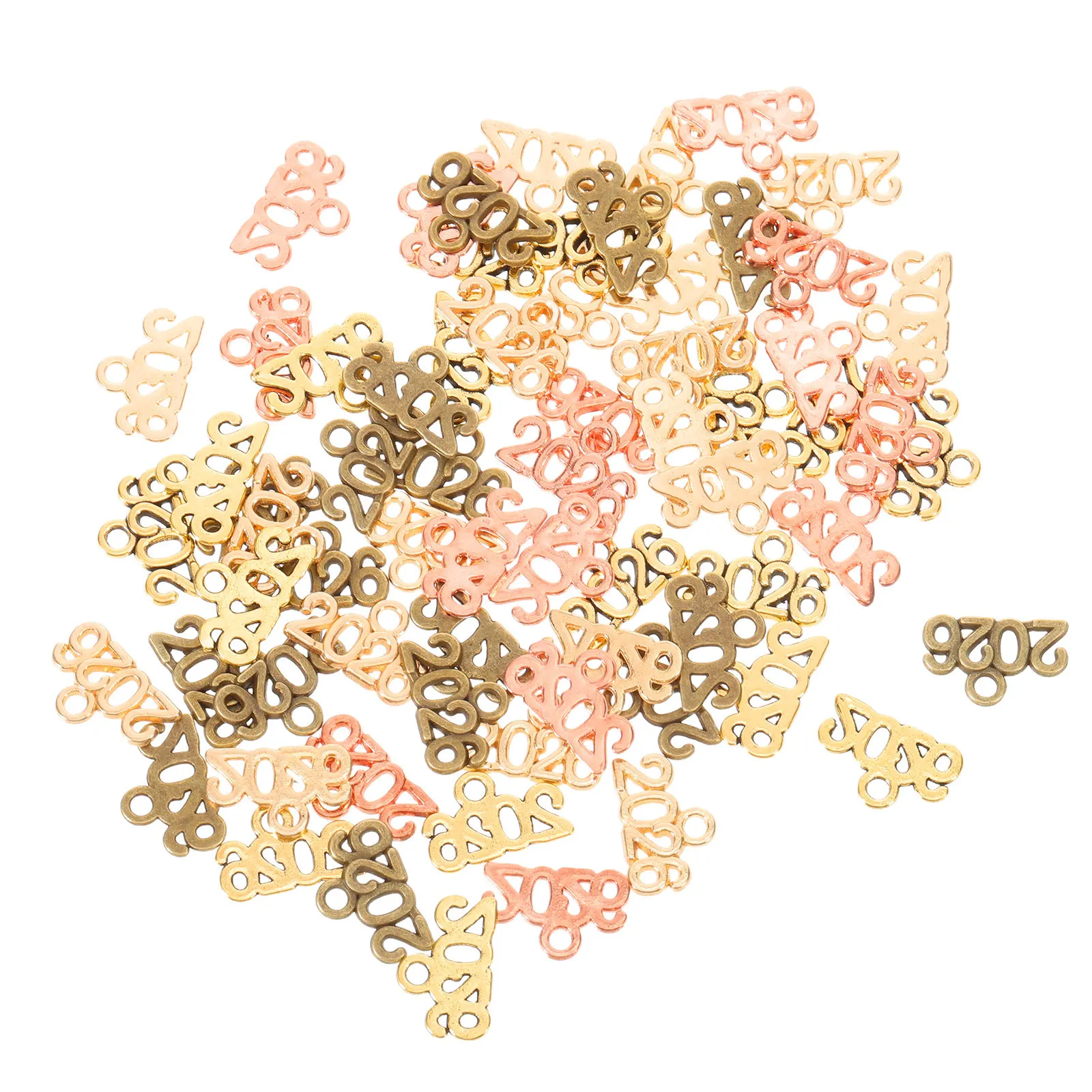 100pcs 2026 Charm For Jewelry Making Alloy Number Pendant Mini Metal Findings Diy Necklace Keychain Graduation Decor Accessory
100pcs 2026 Charm For Jewelry Making Alloy Number Pendant Mini Metal Findings Diy Necklace Keychain Graduation Decor Accessory