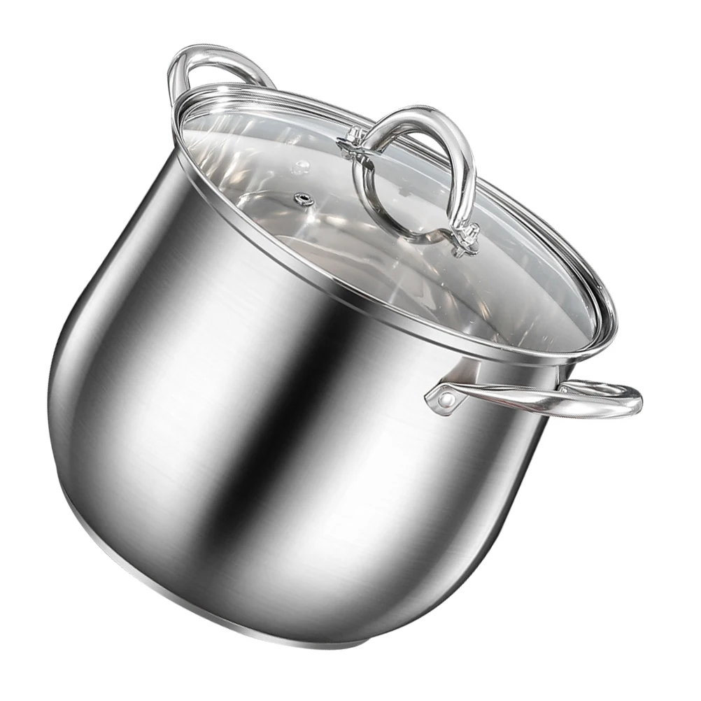 Large Capacity Stainless Steel Thickened Soup Pot Double Handles Large Cooking Pot for Stews Simmering Home Stockpot Kitchen
Large Capacity Stainless Steel Thickened Soup Pot Double Handles Large Cooking Pot for Stews Simmering Home Stockpot Kitchen