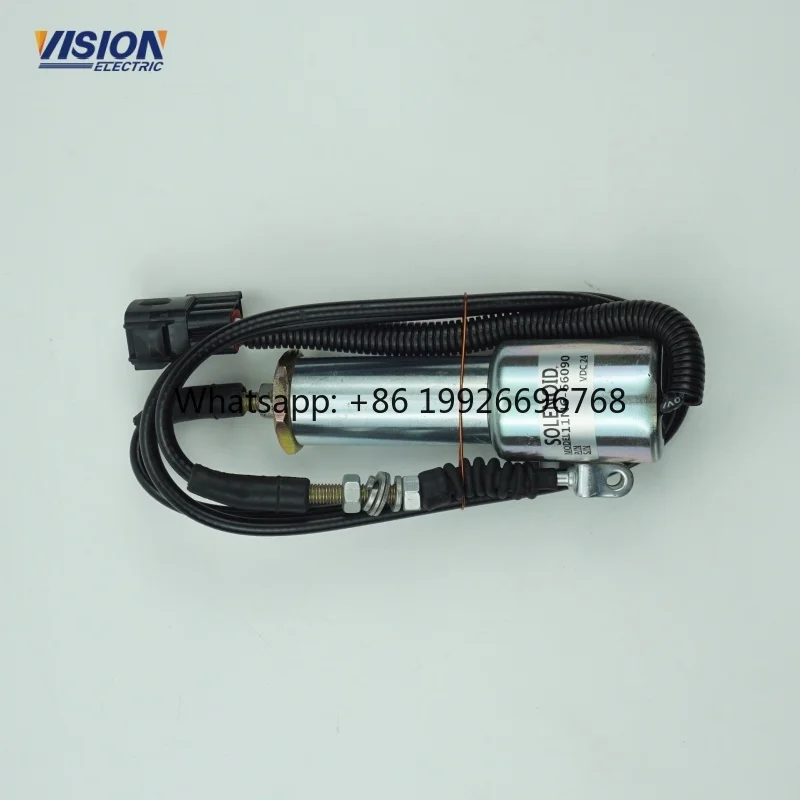 24V Shut off Stop Solenoid Valve 11N6-66090 for Diesel Engine and Generator
24V Shut off Stop Solenoid Valve 11N6-66090 for Diesel Engine and Generator