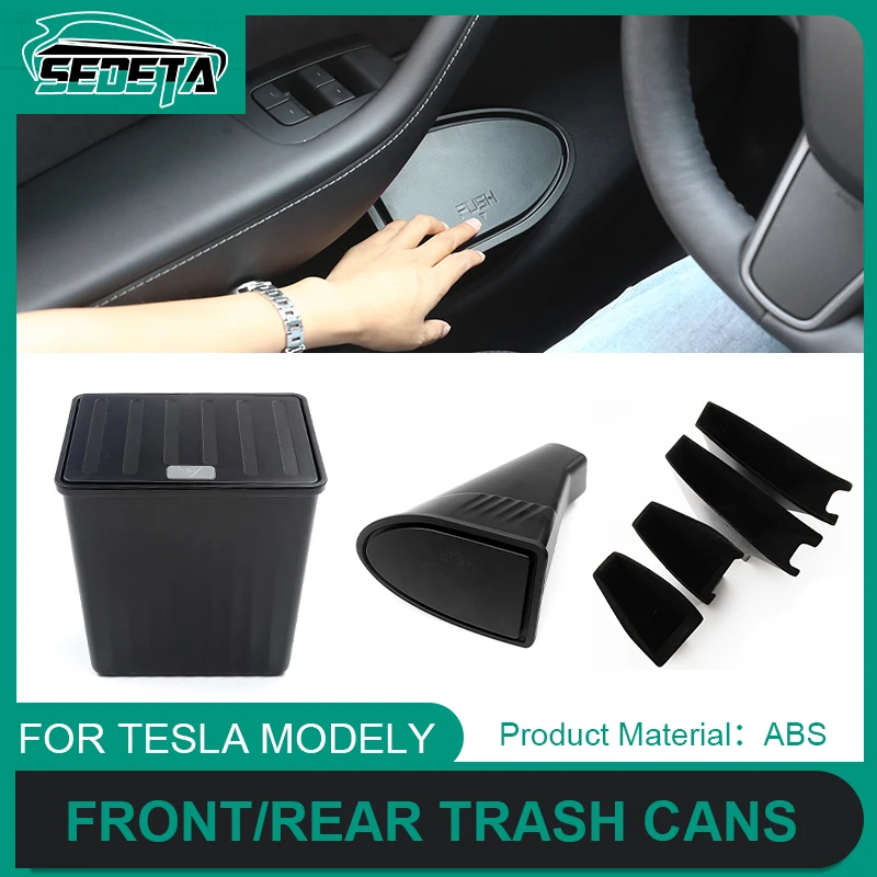 ABS Storage Box For Tesla Model Y Door Trash Can Rear Press Type Trash Can Interior Accessories Door Handle
ABS Storage Box For Tesla Model Y Door Trash Can Rear Press Type Trash Can Interior Accessories Door Handle