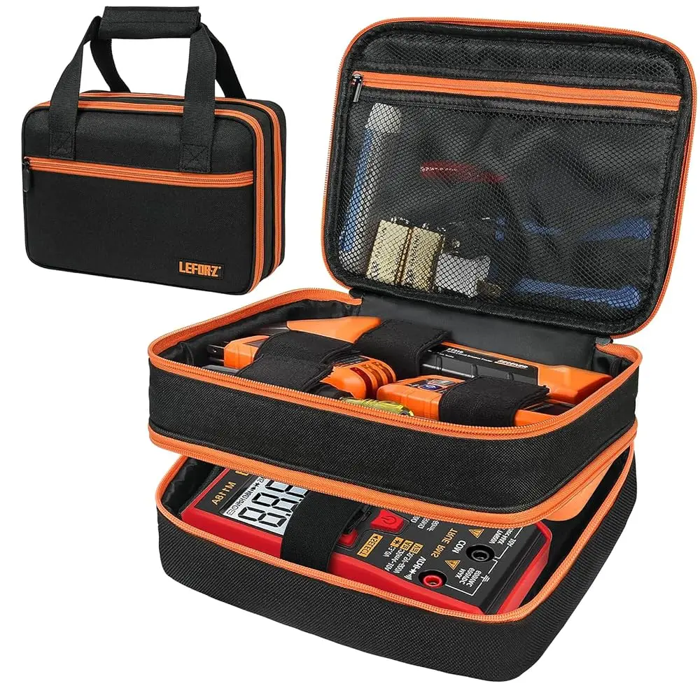 Carrying Case Compatible With Tools Et310 Ac Circuit Breaker Finder & Rt250 Gfci Outlet Tester & Electrical Test Kit,Circuit
Carrying Case Compatible With Tools Et310 Ac Circuit Breaker Finder & Rt250 Gfci Outlet Tester & Electrical Test Kit,Circuit