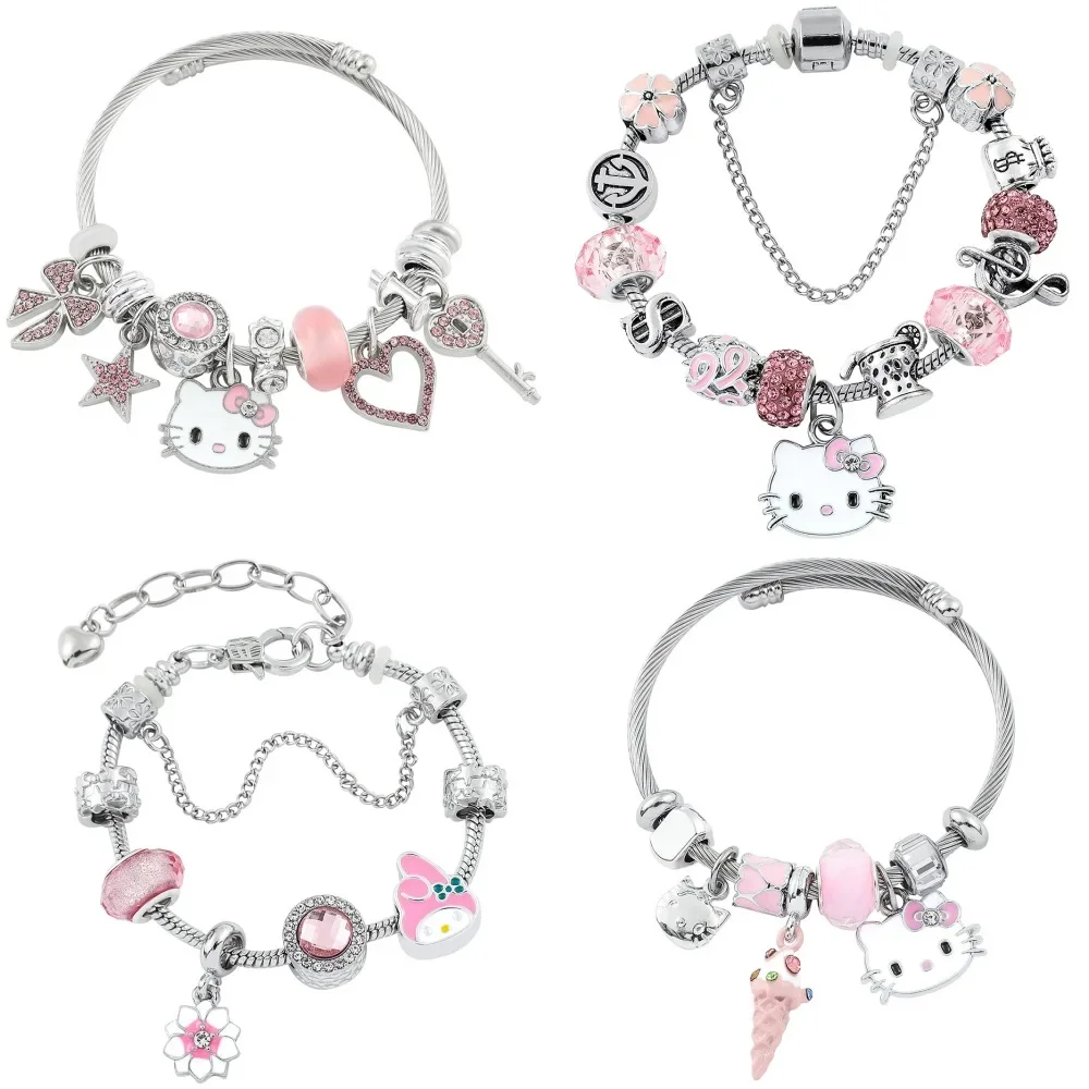 Cute Sanrio Bracelet Anime Hello Kitty Kuromi Bracelet Y2K Babes Style Hand Ornament Fashion Girl Gifts
Cute Sanrio Bracelet Anime Hello Kitty Kuromi Bracelet Y2K Babes Style Hand Ornament Fashion Girl Gifts