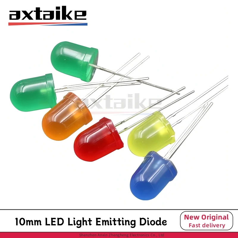 20PCS 10mm LED Diode Red Blue Emerald Green Yellow Orange White Light Emitting Diode High Brightness Round Head Transparent F10
20PCS 10mm LED Diode Red Blue Emerald Green Yellow Orange White Light Emitting Diode High Brightness Round Head Transparent F10