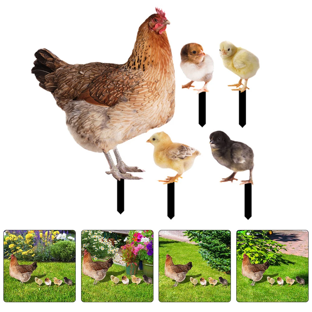 1 set Simulated Hen Floor Insert Acrylic Chicken Stake Garden Accessory Lawn Decoration Yard Ornament Outdoor Adornment Durable
1 set Simulated Hen Floor Insert Acrylic Chicken Stake Garden Accessory Lawn Decoration Yard Ornament Outdoor Adornment Durable