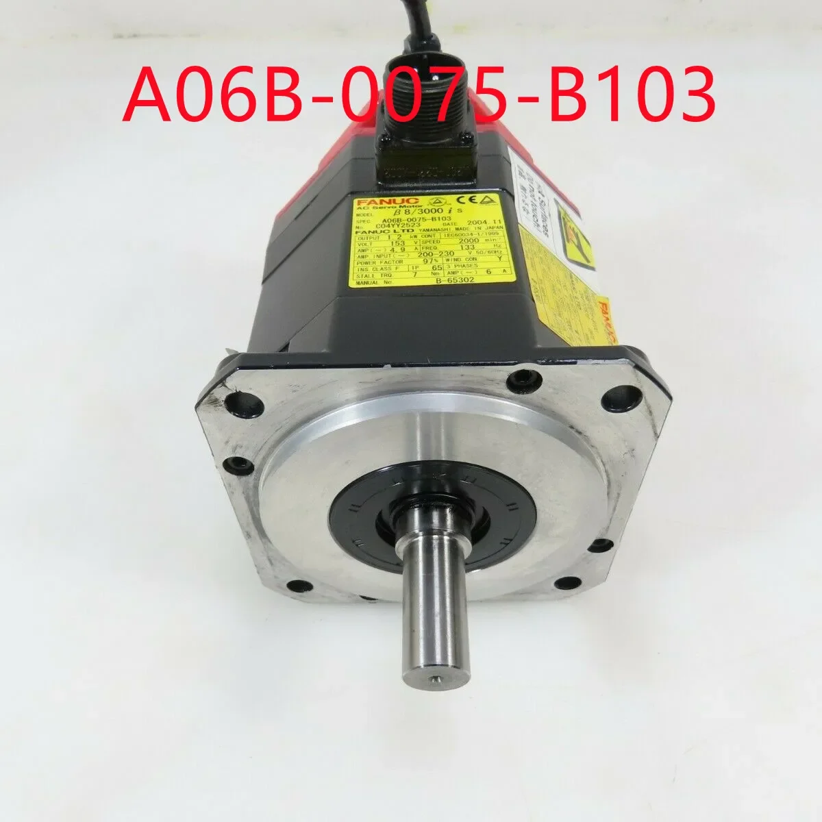 Brand New Fanuc AC SERVO MOTOR A06B-0075-B103 A06B 0075 B103Functional testing is fine
Brand New Fanuc AC SERVO MOTOR A06B-0075-B103 A06B 0075 B103Functional testing is fine