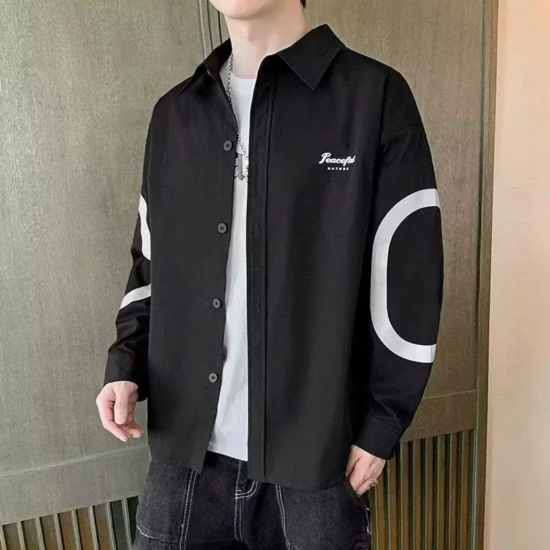 High-quality Cotton Shirt Oversized Men's Shirt Korean Harajuku High Street Top Spring montage Sweatshirt Men's Clothing 2024
High-quality Cotton Shirt Oversized Men's Shirt Korean Harajuku High Street Top Spring montage Sweatshirt Men's Clothing 2024