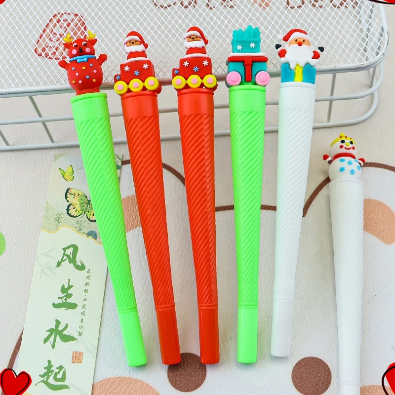 12 Pcs High Value Cartoon Santa Doll Head Neutral Pen Creative Ice Cream Cone Pen Student Stationery Signature Back To School
12 Pcs High Value Cartoon Santa Doll Head Neutral Pen Creative Ice Cream Cone Pen Student Stationery Signature Back To School