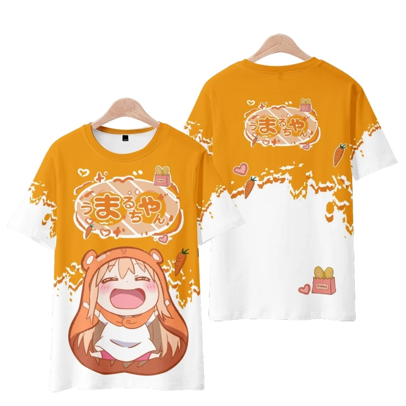Химото! Umaru-chan Мужская одежда с принтом манги, модная брендовая футболка с круглым вырезом, стильная летняя мужская и женская футболка с короткими рукавами
Химото! Umaru-chan Мужская одежда с принтом манги, модная брендовая футболка с круглым вырезом, стильная летняя мужская и женская футболка с короткими рукавами