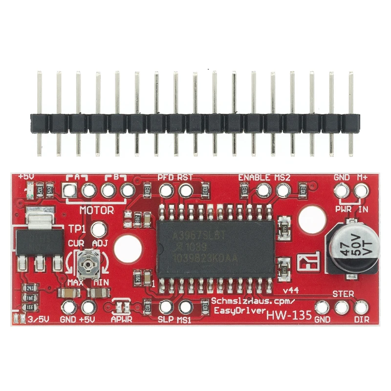A3967 шаговый двигатель EasyDriver Motor Driver, макетная плата для 3D-принтера, модуль A3967
A3967 шаговый двигатель EasyDriver Motor Driver, макетная плата для 3D-принтера, модуль A3967