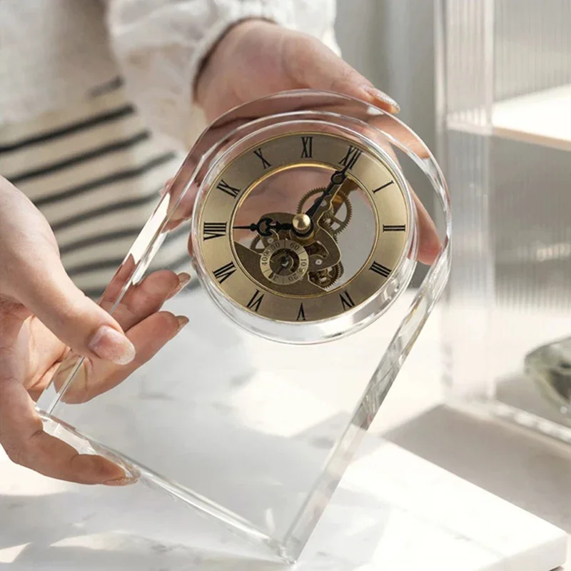 Table Clocks Silent Nordic Luxury Crystal Creative Desk Clocks Table Decoration Accessories Bedside Living Room Bedroom Colok
Table Clocks Silent Nordic Luxury Crystal Creative Desk Clocks Table Decoration Accessories Bedside Living Room Bedroom Colok