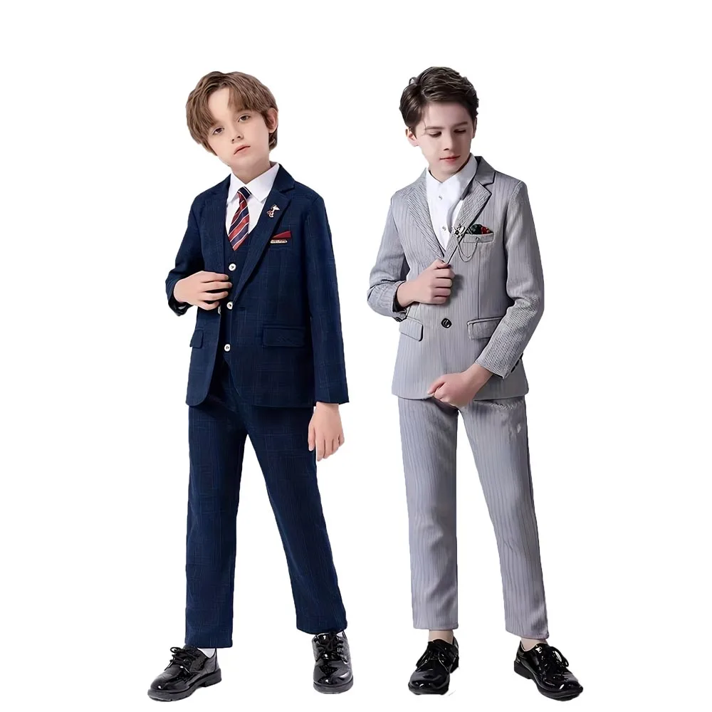 Весенняя официальная куртка из 4 предметов для мальчиков, жилет, брюки, костюм для фотосъемки с галстуком, детское платье джентльмена для свадебной вечеринки, детский костюм для выступлений
Весенняя официальная куртка из 4 предметов для мальчиков, жилет, брюки, костюм для фотосъемки с галстуком, детское платье джентльмена для свадебной вечеринки, детский костюм для выступлений