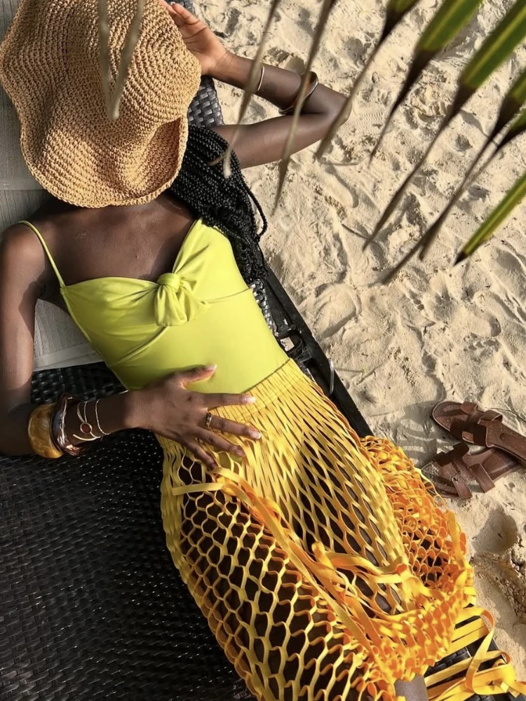 Sexy Fishnet Hollow Out Beach Long Skirt Women Beachwear Summer Elegant Chic Tassel Skirts Holidays Party Dress 2025 New
Sexy Fishnet Hollow Out Beach Long Skirt Women Beachwear Summer Elegant Chic Tassel Skirts Holidays Party Dress 2025 New