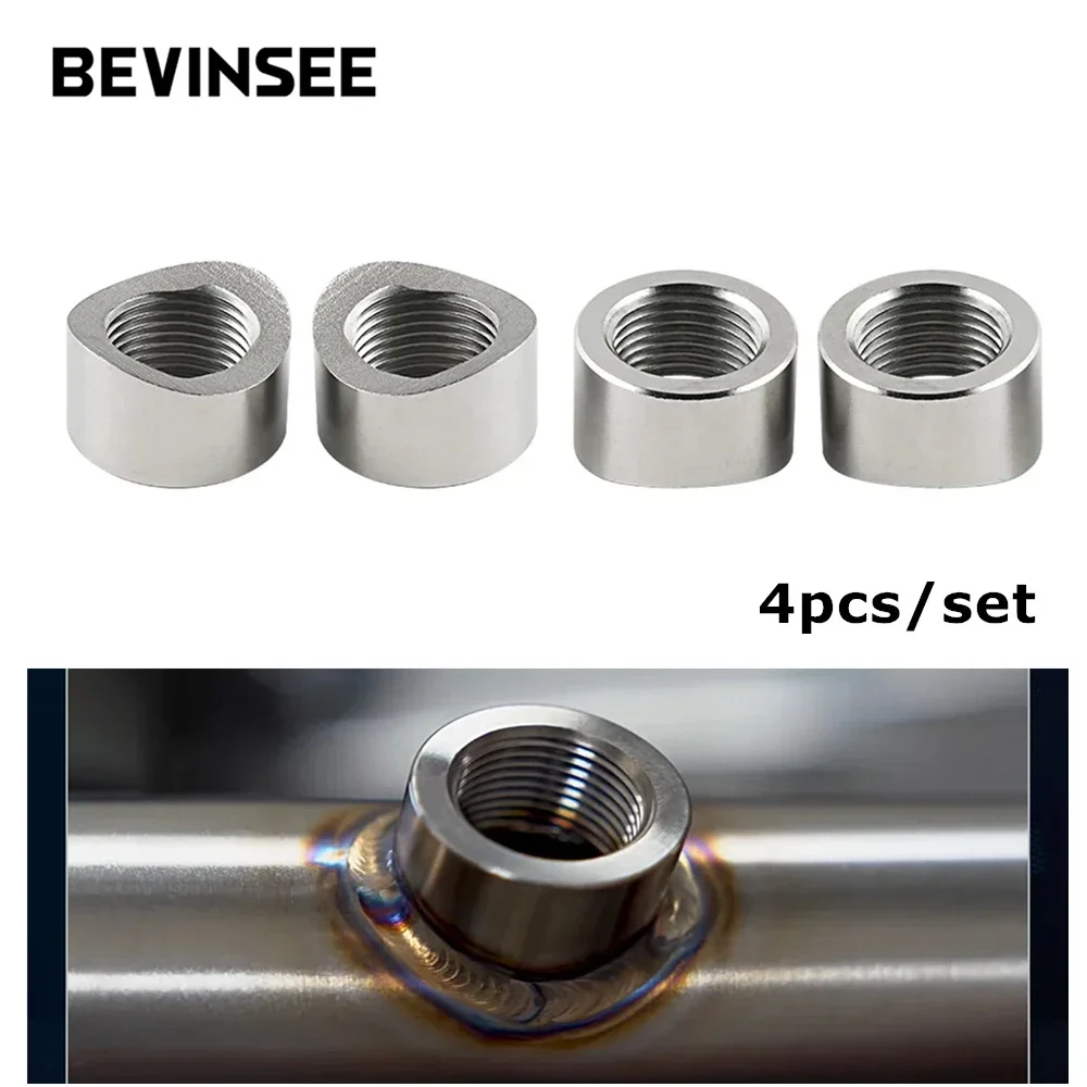 4pcs Oxygen Sensor Nut Weld Bung Plug M18x1.5 O2 Sensor Adapter Curve Notched Nut Bung Stainless Steel Universal Auto Parts
4pcs Oxygen Sensor Nut Weld Bung Plug M18x1.5 O2 Sensor Adapter Curve Notched Nut Bung Stainless Steel Universal Auto Parts