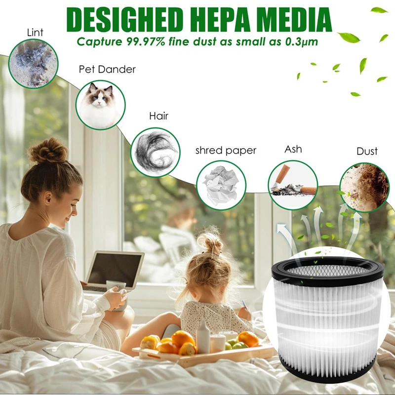 Z1K-cЗамена для 90304 Shop Vac Filter, заменяет фильтр для Shop Vac 90304/90350/90333/9030400, Hepa-фильтр
Z1K-cЗамена для 90304 Shop Vac Filter, заменяет фильтр для Shop Vac 90304/90350/90333/9030400, Hepa-фильтр