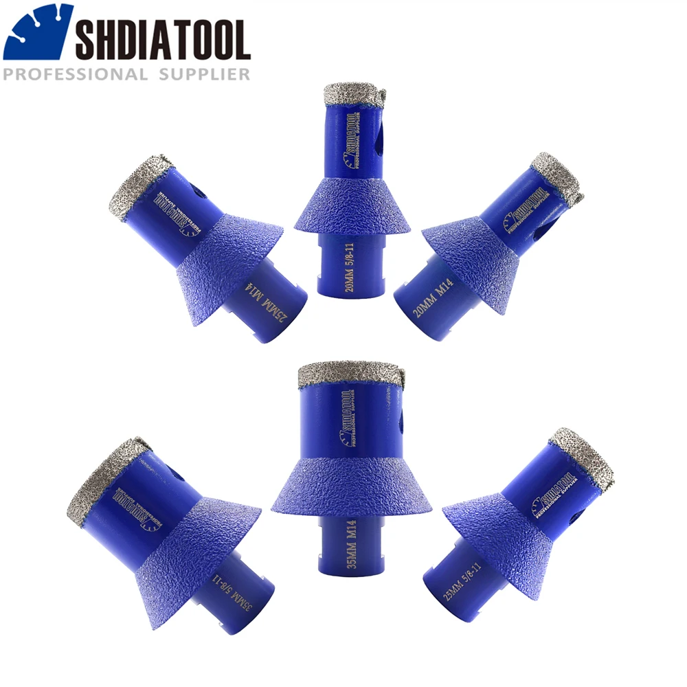SHDIATOOL 1pc Diamond Vacuum Brazed Drilling Chamfering Ceramic Enlarging Grinding Trimming Formed Holes Milling Bits M14 thread
SHDIATOOL 1pc Diamond Vacuum Brazed Drilling Chamfering Ceramic Enlarging Grinding Trimming Formed Holes Milling Bits M14 thread