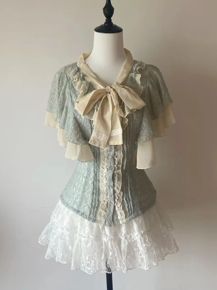 Летний французский винтажный кружевной комплект из 2 предметов, женские элегантные кружевные тонкие топы в стиле ретро + мини-юбка Y2K, шикарная милая модная юбка, костюм, новый
Летний французский винтажный кружевной комплект из 2 предметов, женские элегантные кружевные тонкие топы в стиле ретро + мини-юбка Y2K, шикарная милая модная юбка, костюм, новый