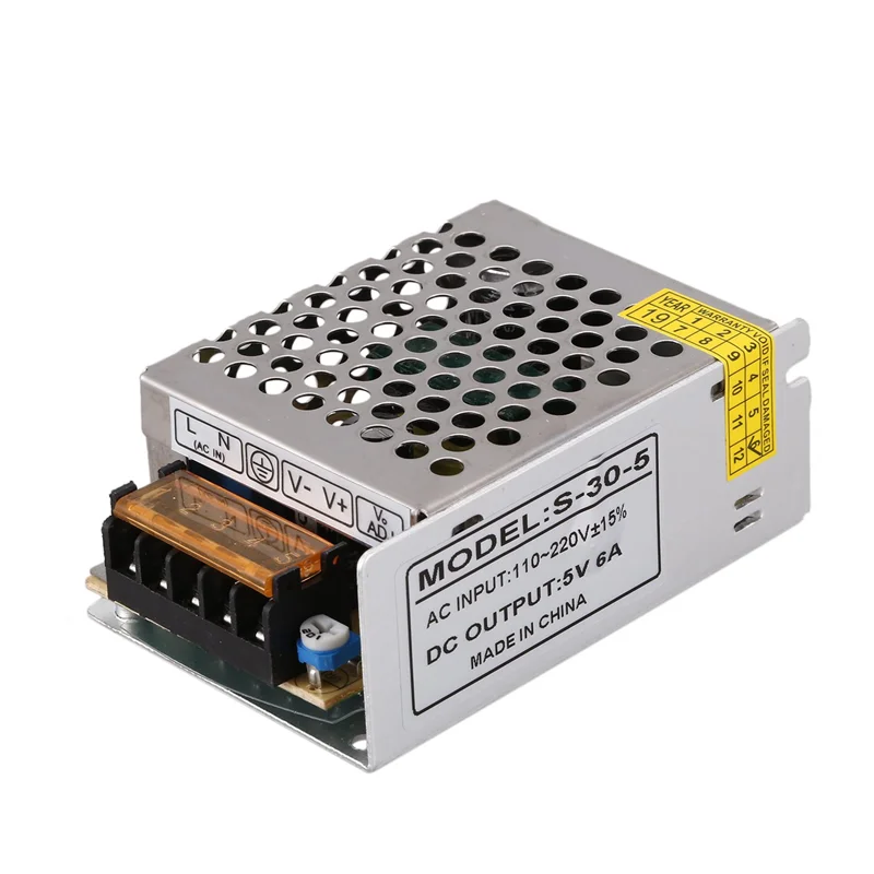 2025 Hot Style 5X AC To DC 5V 6A Regulated Switching Power Supply Converter For LED Display
2025 Hot Style 5X AC To DC 5V 6A Regulated Switching Power Supply Converter For LED Display