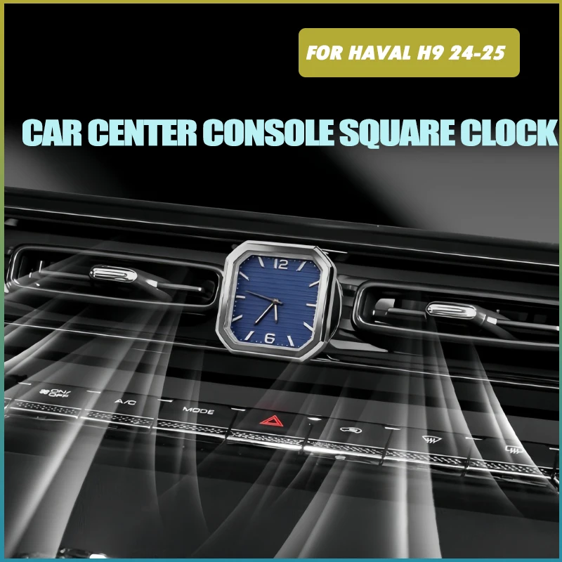 Car Center Console Square Clock Fit for Haval H9 2024-2025 Modified Auto Car Luminous Quartz Clock Car Interior Accessories
Car Center Console Square Clock Fit for Haval H9 2024-2025 Modified Auto Car Luminous Quartz Clock Car Interior Accessories