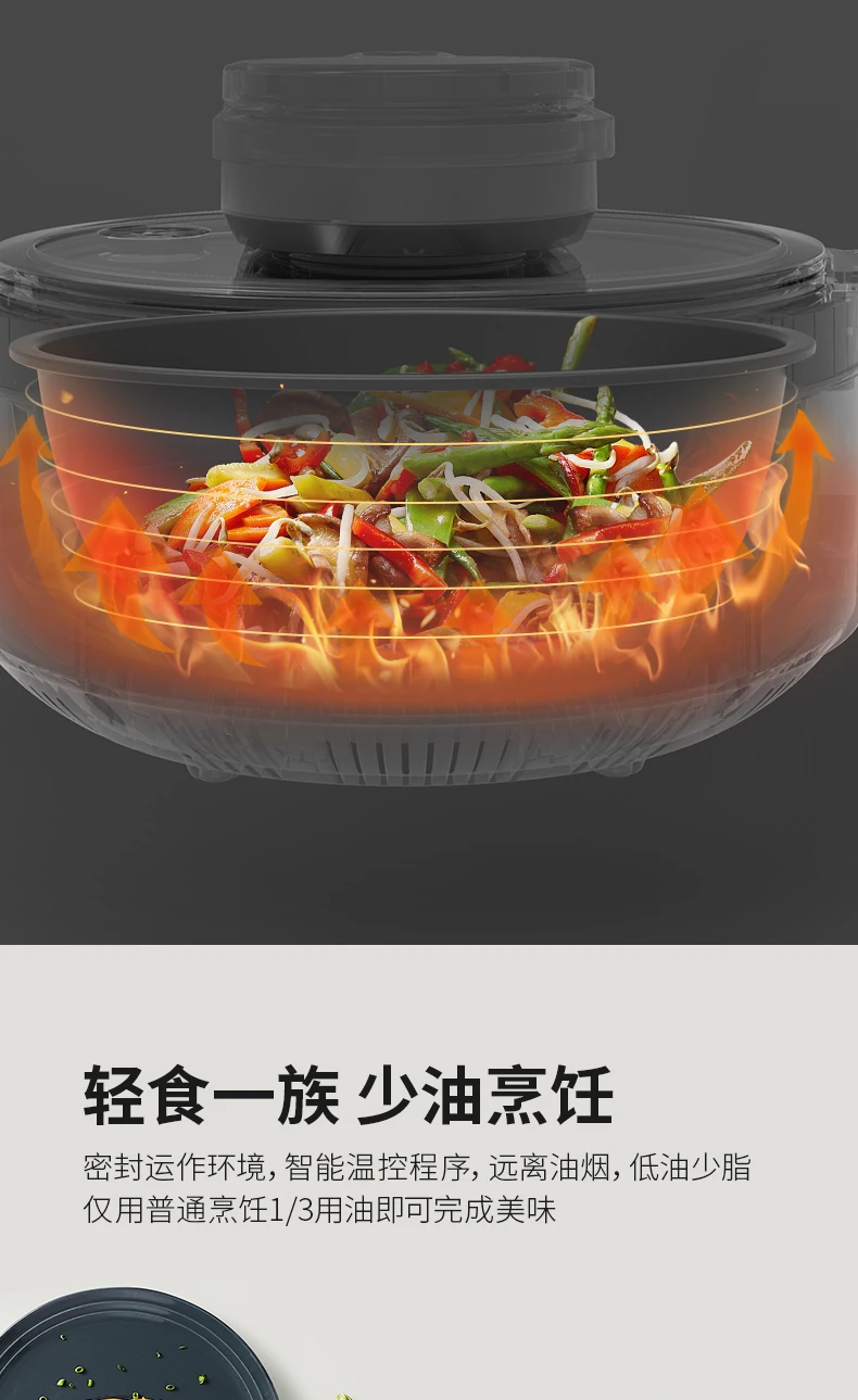 Лидер продаж 2025 года, бытовая многофункциональная автоматическая машина для приготовления пищи Flip Wok, интеллектуальная машина для жареного риса человека
Лидер продаж 2025 года, бытовая многофункциональная автоматическая машина для приготовления пищи Flip Wok, интеллектуальная машина для жареного риса человека