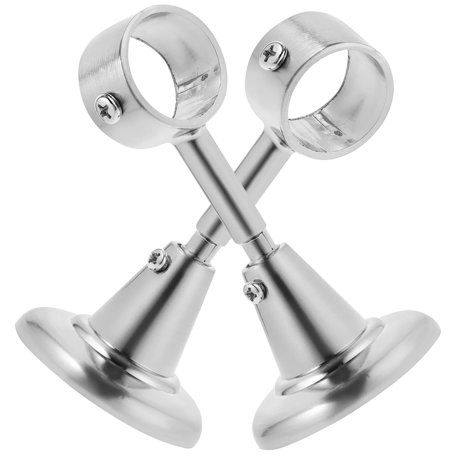 2 Pcs Alternative Curtain Rod Holder Ceiling Mount Bracket Meatl Wardrobe Accessories
2 Pcs Alternative Curtain Rod Holder Ceiling Mount Bracket Meatl Wardrobe Accessories