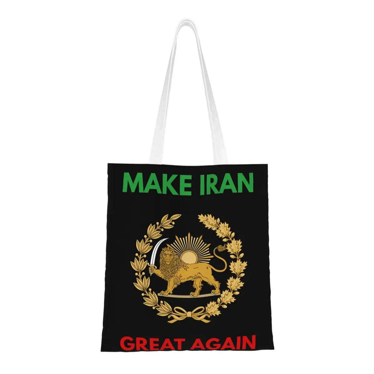 Сумка-шоппер MAKE IRAN GREAT AGAIN, женская дорожная сумка-тоут из ткани, сумка с принтом Y2K
Сумка-шоппер MAKE IRAN GREAT AGAIN, женская дорожная сумка-тоут из ткани, сумка с принтом Y2K