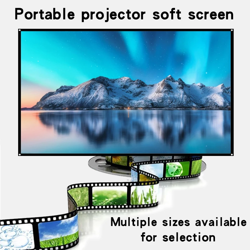 Supports 3D projection, high-density soft screen, wall mounted, no punching, washable 60-150 inches, outdoor space saving
Supports 3D projection, high-density soft screen, wall mounted, no punching, washable 60-150 inches, outdoor space saving