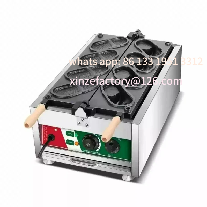 Customizable Shoe Shaped Waffle Baker Maker Non-stick Hole Shoes Bread Cake Making Machine Stainless Steel Household
Customizable Shoe Shaped Waffle Baker Maker Non-stick Hole Shoes Bread Cake Making Machine Stainless Steel Household