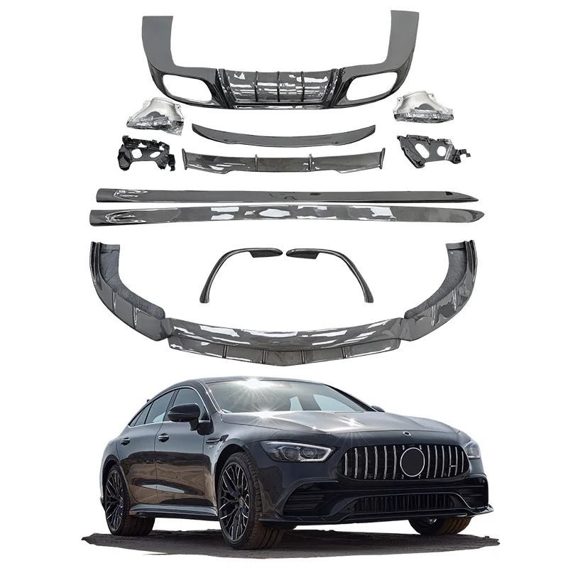LD Style For Mercedes-Benz AMG GT40 GT50 GT53 Upgrade Larte Design Carbon Fiber Body Kit Front Lip Tuyere Rear Diffuser
LD Style For Mercedes-Benz AMG GT40 GT50 GT53 Upgrade Larte Design Carbon Fiber Body Kit Front Lip Tuyere Rear Diffuser