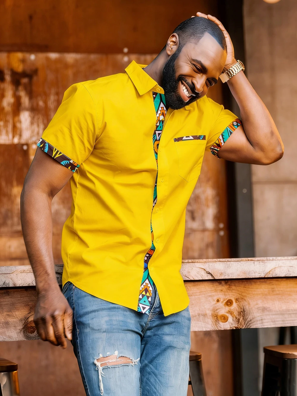 Men's Simple Short-Sleeve Collar Shirt Colorful High-Definition 3D Printed Shirt Hawaiian Vacation Leisure Social Men's Clothing
Men's Simple Short-Sleeve Collar Shirt Colorful High-Definition 3D Printed Shirt Hawaiian Vacation Leisure Social Men's Clothing