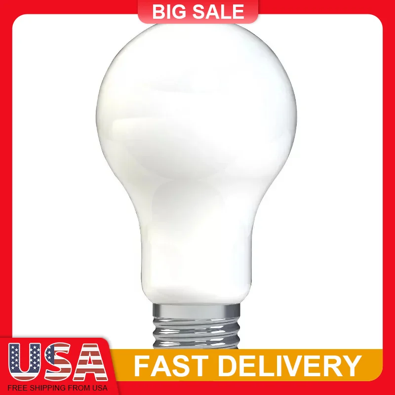 4 Pack 60W Equivalent A19 LED Light Bulbs Daylight 5000K Dimmable 800 Lumens Energy Star for Home Office Garage Lighting
4 Pack 60W Equivalent A19 LED Light Bulbs Daylight 5000K Dimmable 800 Lumens Energy Star for Home Office Garage Lighting