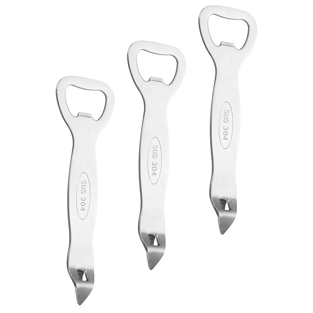 3 Pcs Bottle Opener Stainless Steel Compact Can Opener Wear Resistant Daily Use Portable Small Size Multi Function
3 Pcs Bottle Opener Stainless Steel Compact Can Opener Wear Resistant Daily Use Portable Small Size Multi Function
