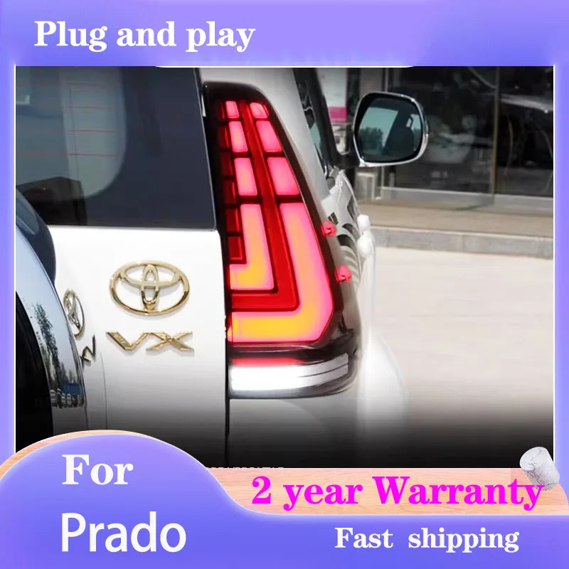 Car Styling for Toyota Prado Tail Lamp 2003-2009 Prado Tail Lights Rear DRL Fog Brake Turn Signal Reversing
Car Styling for Toyota Prado Tail Lamp 2003-2009 Prado Tail Lights Rear DRL Fog Brake Turn Signal Reversing