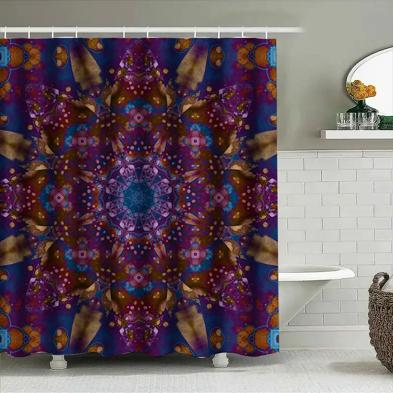 Vibrant Floral Pattern Shower Curtain for Bathroom Decor Purple Gold Design Waterproof Fabric Customizable Sizes available on Al
Vibrant Floral Pattern Shower Curtain for Bathroom Decor Purple Gold Design Waterproof Fabric Customizable Sizes available on Al