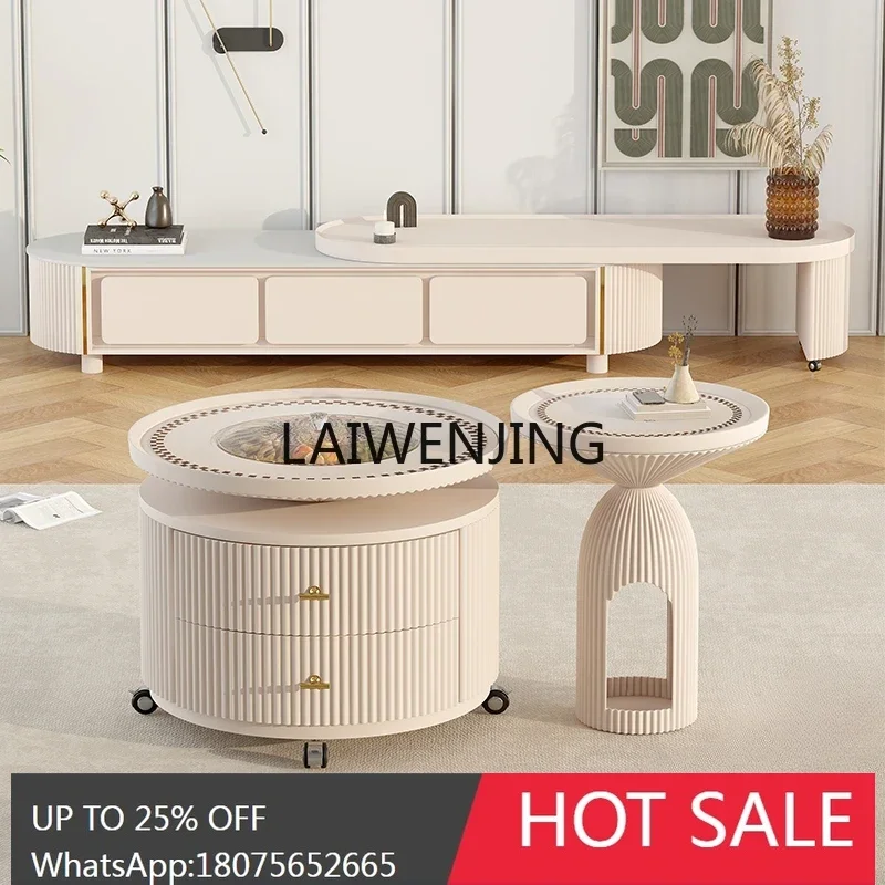 HLZ new coffee table combination French living room household small apartment cream wind removable tea table
HLZ new coffee table combination French living room household small apartment cream wind removable tea table