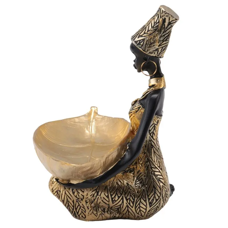 A67K-Black Woman Resin Tray - Luxury Home Decor For Living Room Candy Holder Container Table Decoration Fruit Bowl Ornaments
A67K-Black Woman Resin Tray - Luxury Home Decor For Living Room Candy Holder Container Table Decoration Fruit Bowl Ornaments