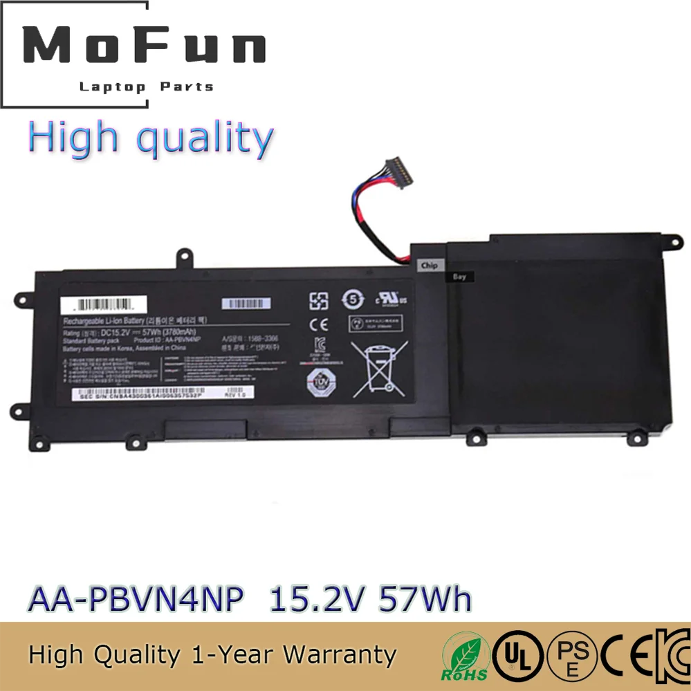 Высококачественный аккумулятор для ноутбука AA-PBVN4NP 15,2 В 57 Втч для Samsung ATIV Book 6 15,6 дюйма Ativ Book 6 NP670Z5E BA43-00361A
Высококачественный аккумулятор для ноутбука AA-PBVN4NP 15,2 В 57 Втч для Samsung ATIV Book 6 15,6 дюйма Ativ Book 6 NP670Z5E BA43-00361A